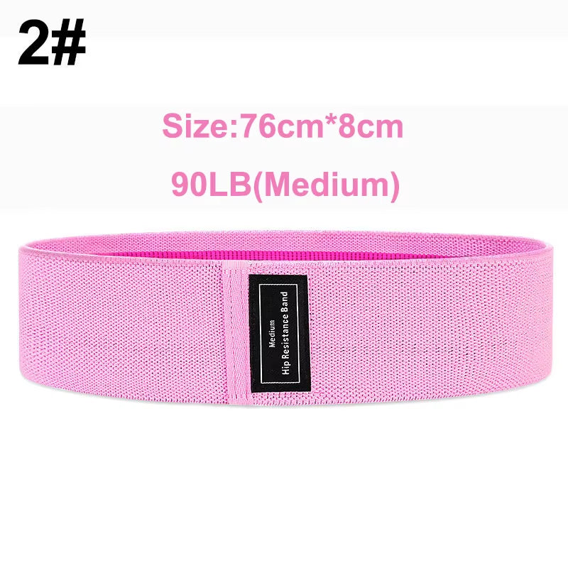 Pull Strap Set Fabric Booty Bands Hip Circle Elastic Fitness Expander for Home Workouts Glute Legs Strength Training