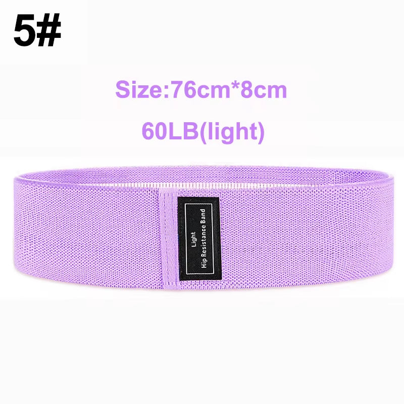 Pull Strap Set Fabric Booty Bands Hip Circle Elastic Fitness Expander for Home Workouts Glute Legs Strength Training