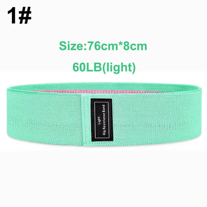 Pull Strap Set Fabric Booty Bands Hip Circle Elastic Fitness Expander for Home Workouts Glute Legs Strength Training