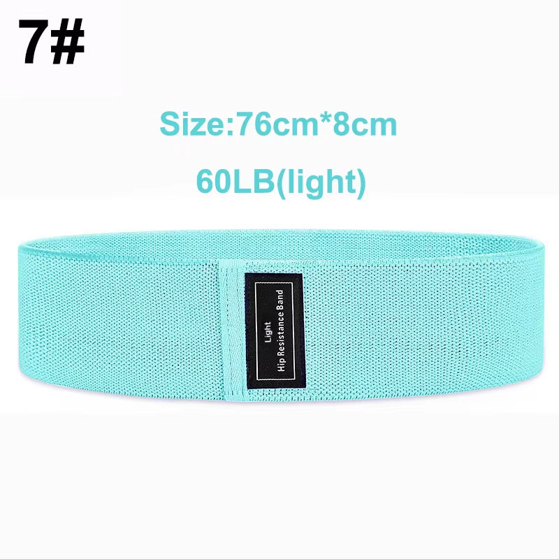 Pull Strap Set Fabric Booty Bands Hip Circle Elastic Fitness Expander for Home Workouts Glute Legs Strength Training