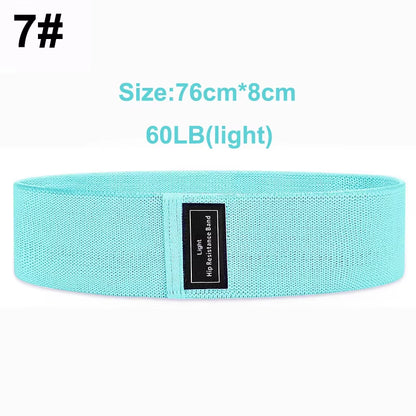 Pull Strap Set Fabric Booty Bands Hip Circle Elastic Fitness Expander for Home Workouts Glute Legs Strength Training