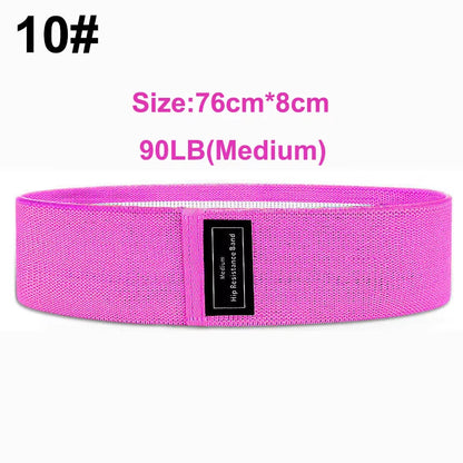 Pull Strap Set Fabric Booty Bands Hip Circle Elastic Fitness Expander for Home Workouts Glute Legs Strength Training
