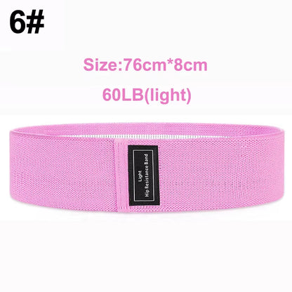 Pull Strap Set Fabric Booty Bands Hip Circle Elastic Fitness Expander for Home Workouts Glute Legs Strength Training