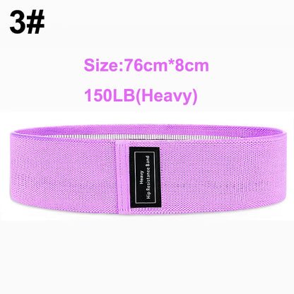 Pull Strap Set Fabric Booty Bands Hip Circle Elastic Fitness Expander for Home Workouts Glute Legs Strength Training