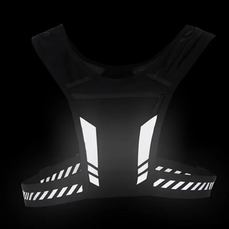 Ultra Light Running Vest with Phone Pocket Water Bottle Holder Breathable Hydration Pack for Outdoor Sports Cycling Hiking Trail