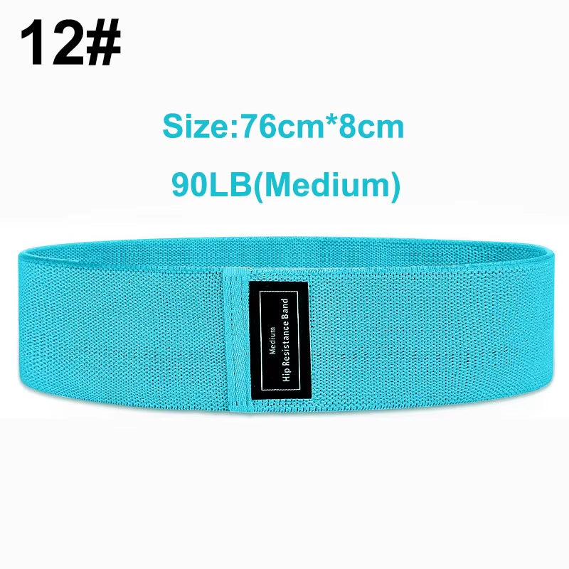 Pull Strap Set Fabric Booty Bands Hip Circle Elastic Fitness Expander for Home Workouts Glute Legs Strength Training
