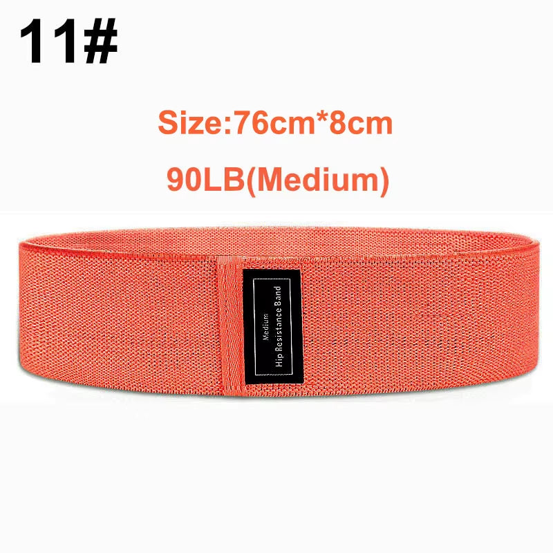 Pull Strap Set Fabric Booty Bands Hip Circle Elastic Fitness Expander for Home Workouts Glute Legs Strength Training