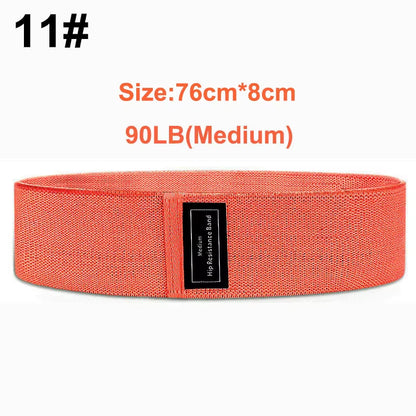 Pull Strap Set Fabric Booty Bands Hip Circle Elastic Fitness Expander for Home Workouts Glute Legs Strength Training