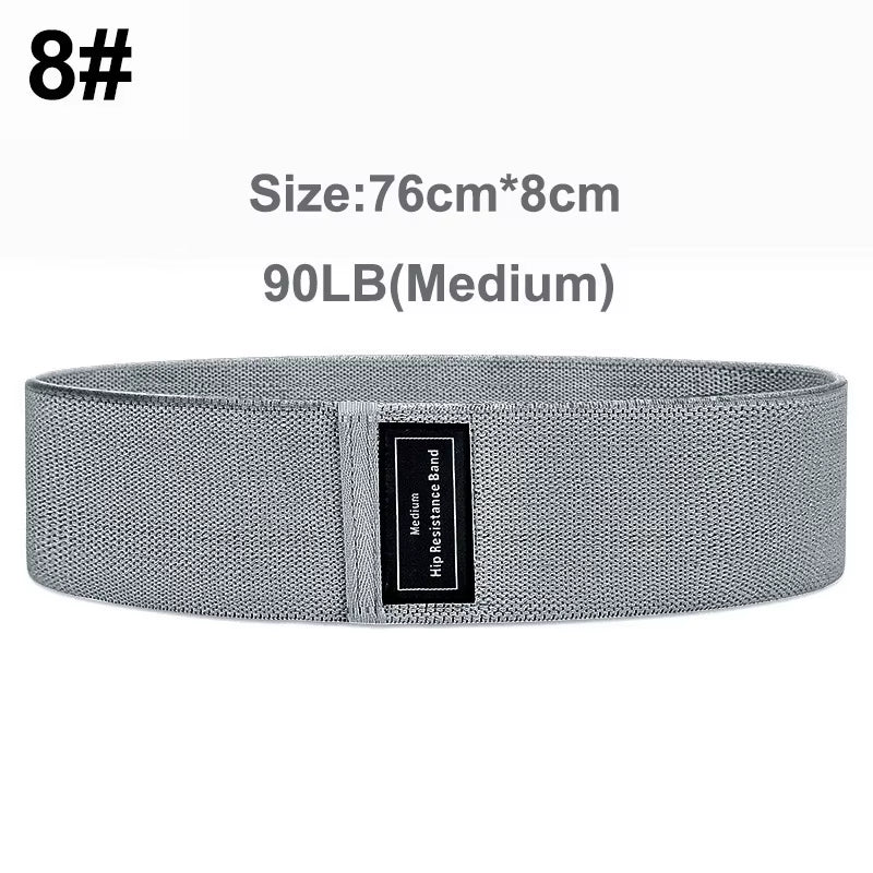 Pull Strap Set Fabric Booty Bands Hip Circle Elastic Fitness Expander for Home Workouts Glute Legs Strength Training